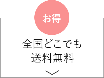お得 全国どこでも送料無料